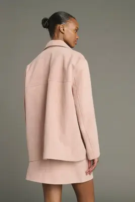 VESTE LORENZO VIEUX ROSE — photo 2