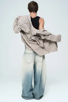 VOID JEAN BAGGY TAILLE BASSE - Honey Blue - Bleu moyen — photo 4