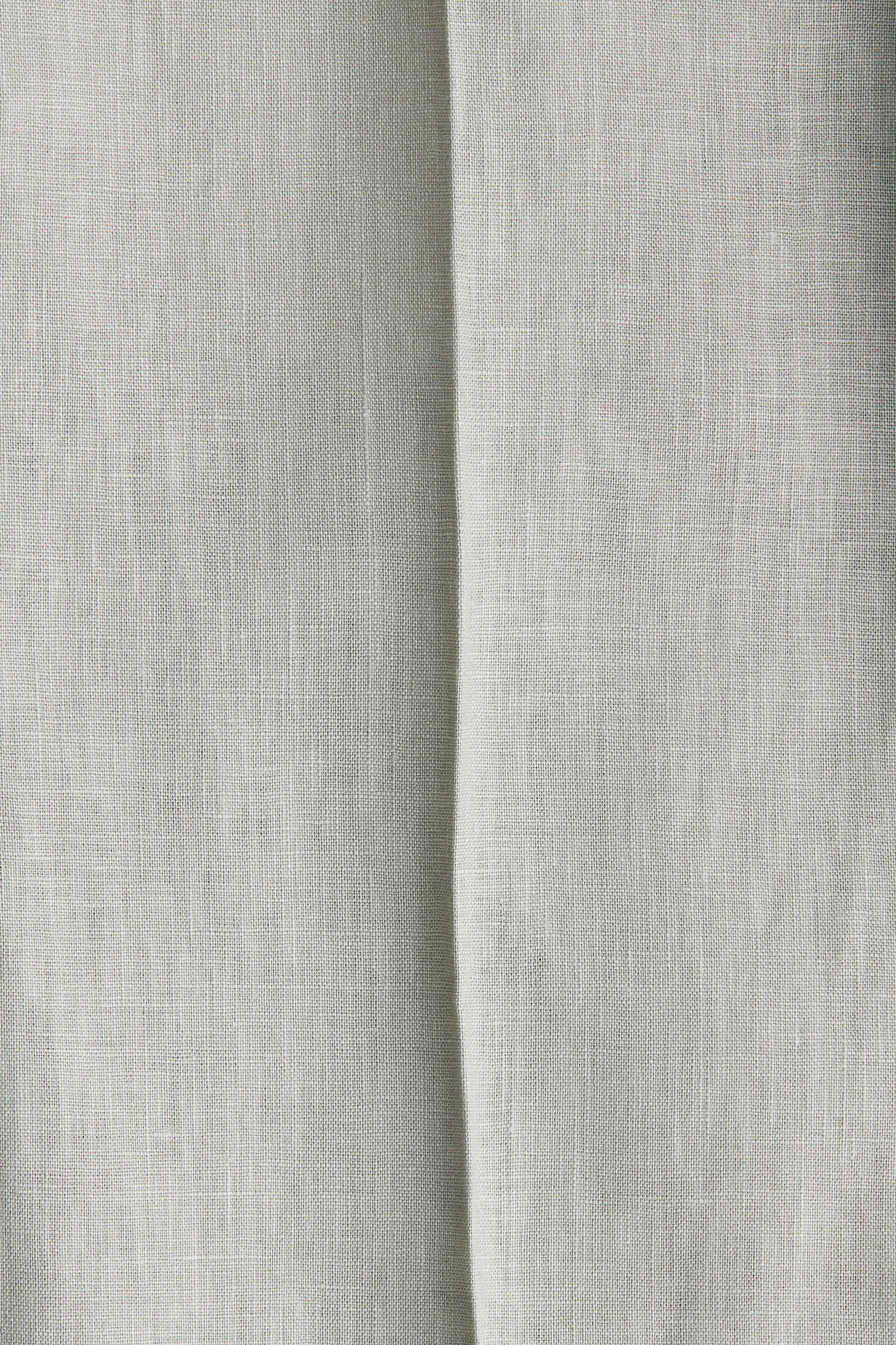 Pantalon de costume Slim Fit en lin - Vert clair