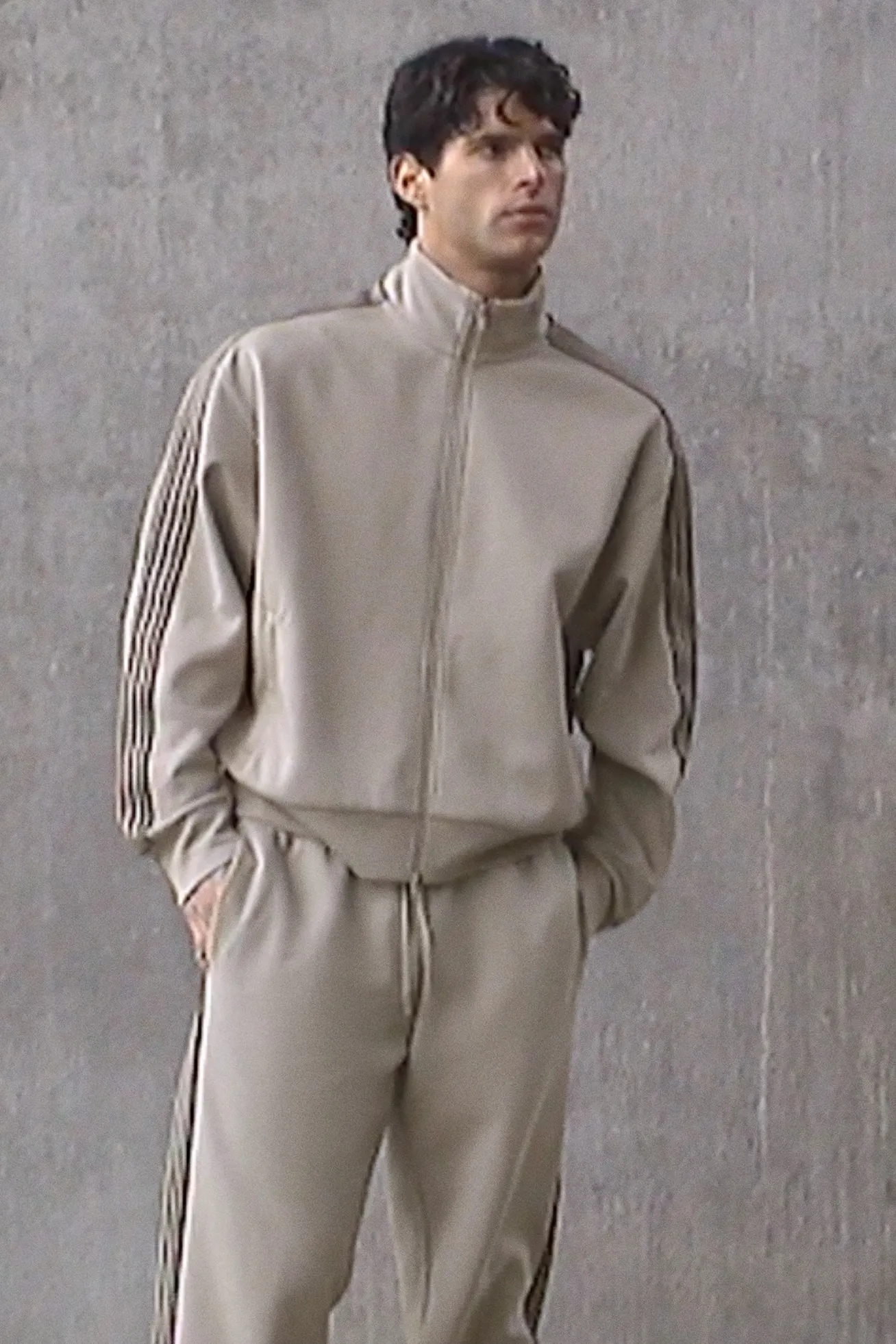 Pantalon jogger de sport Loose Fit DryMove™ - Beige