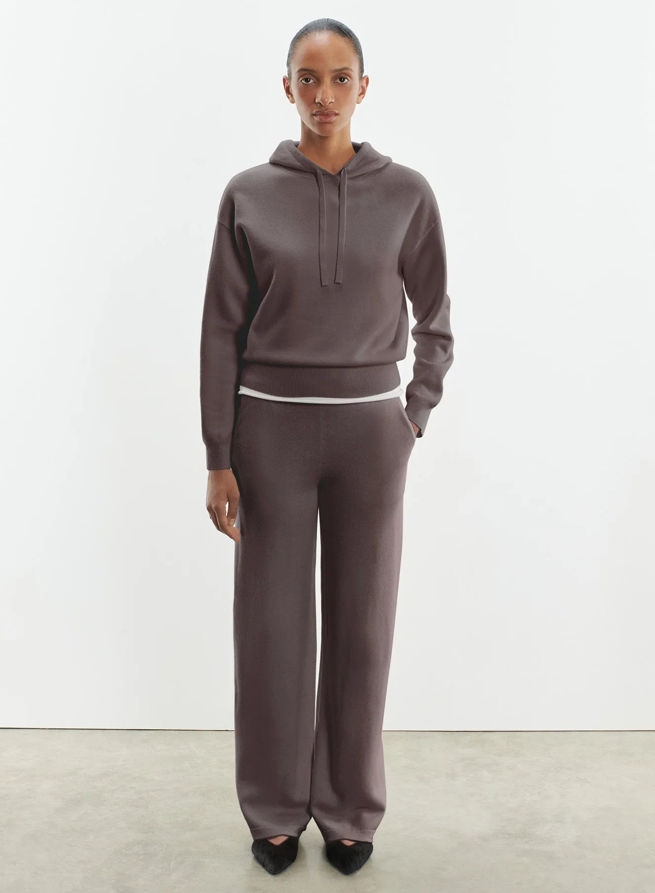 Pantalon en laine mérinos