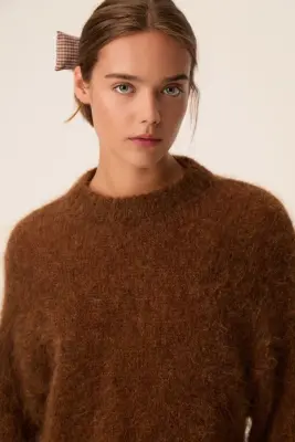 Pull Alena Cognac Chiné — photo 4