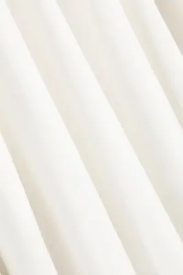 Jupe cercle en coton - Blanc cendré — photo 4