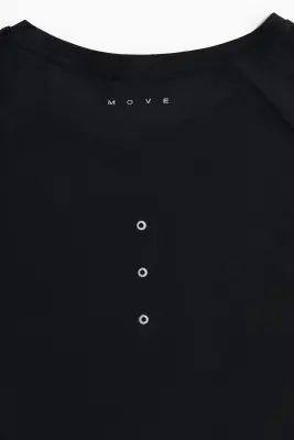 T-shirt de running Regular Fit DryMove™ - Noir — photo 5
