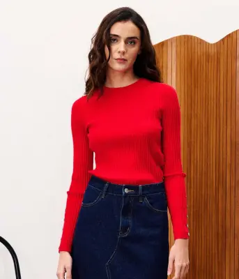 FrNch – Pull Amaryllis Rouge — photo 2