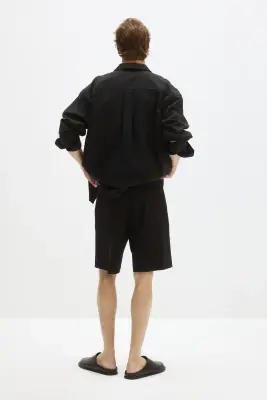 Short Four-way Stretch Loose Fit - Noir — photo 4