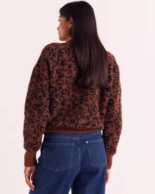 Pull Doudou léopard fauve — photo 3