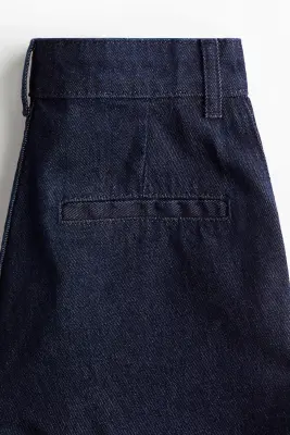 Wide High Jeans - Bleu denim foncé — photo 2