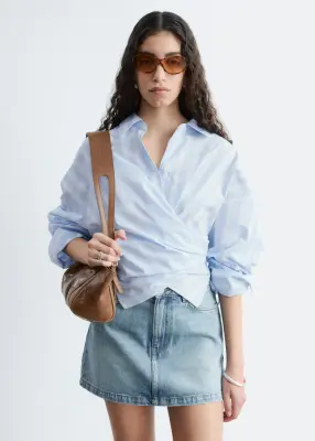 Mini-jupe en jean - Bleu clair — photo 2