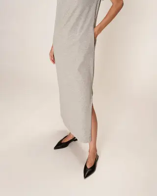 Robe Rosalie gris – Grace & Mila — photo 2
