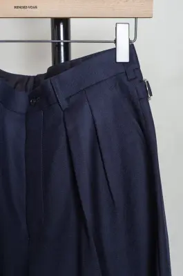 Comme Des Garçons Homme – MEN’S PANTS HR-P011-051 – NAVY — photo 4