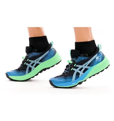 ASICS GEL TRABUCO Noir Bleu — photo 5