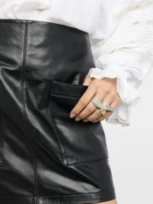 Jupe Jaime Cuir — photo 4
