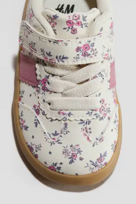 Sneakers barefoot - Blanc/fleuri — photo 2