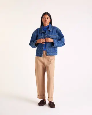 Veste Andrea bleu fumé — photo 2