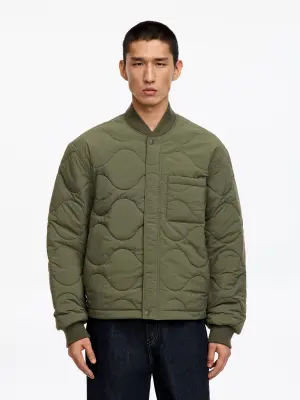 Veste doublée matelassée - Vert kaki — photo 1