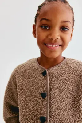 Veste en tissu Teddy bear - Beige — photo 1