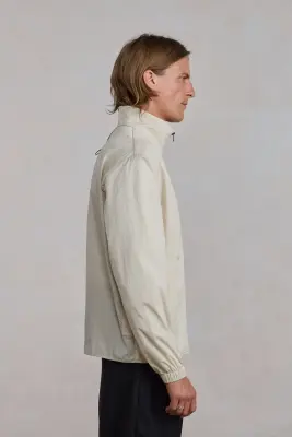Training Zip Jacket - Nylon Ecru — photo 5