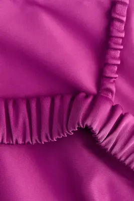 Robe en satin avec dos décolleté - Violet vif — photo 5