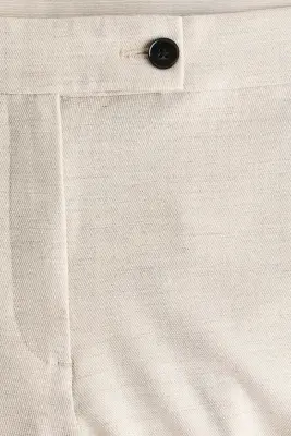 Pantalon bootcut 7/8 - Beige clair — photo 4