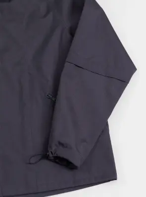 Parachute Parka in Navy Blue Water-Repellent Grained Nylon — photo 4