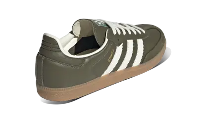Adidas Samba OG Medium Raw Khaki Gum — photo 3