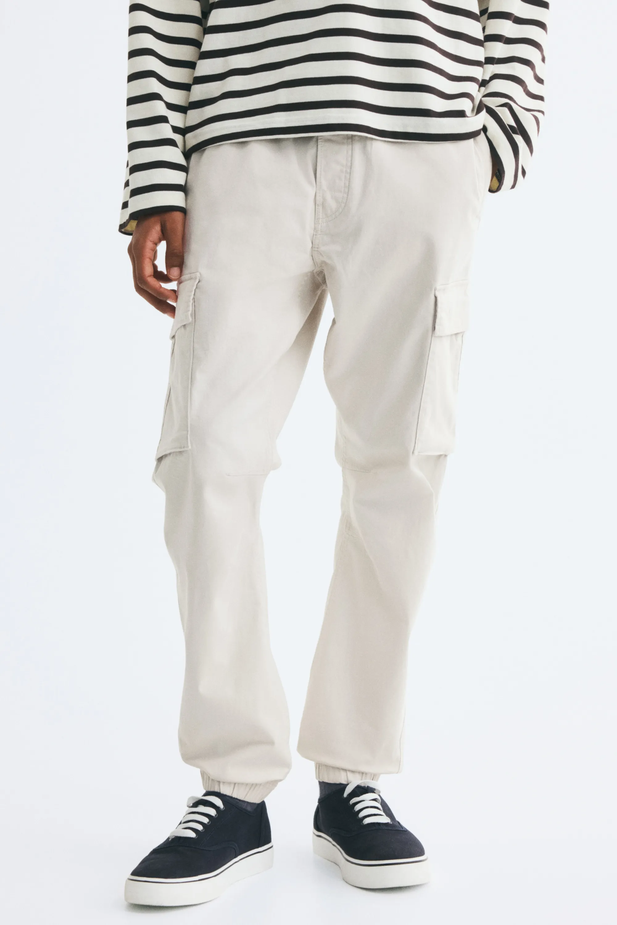 Pantalon cargo Slim Fit - Beige clair