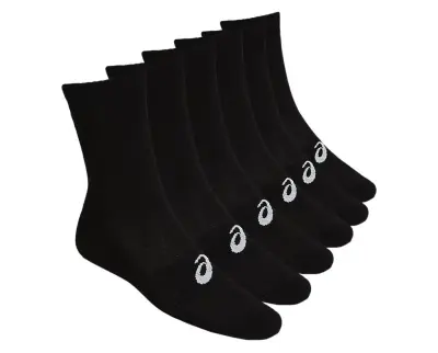 ASICS PACK X6 CHAUSSETTES  Noir — photo 2