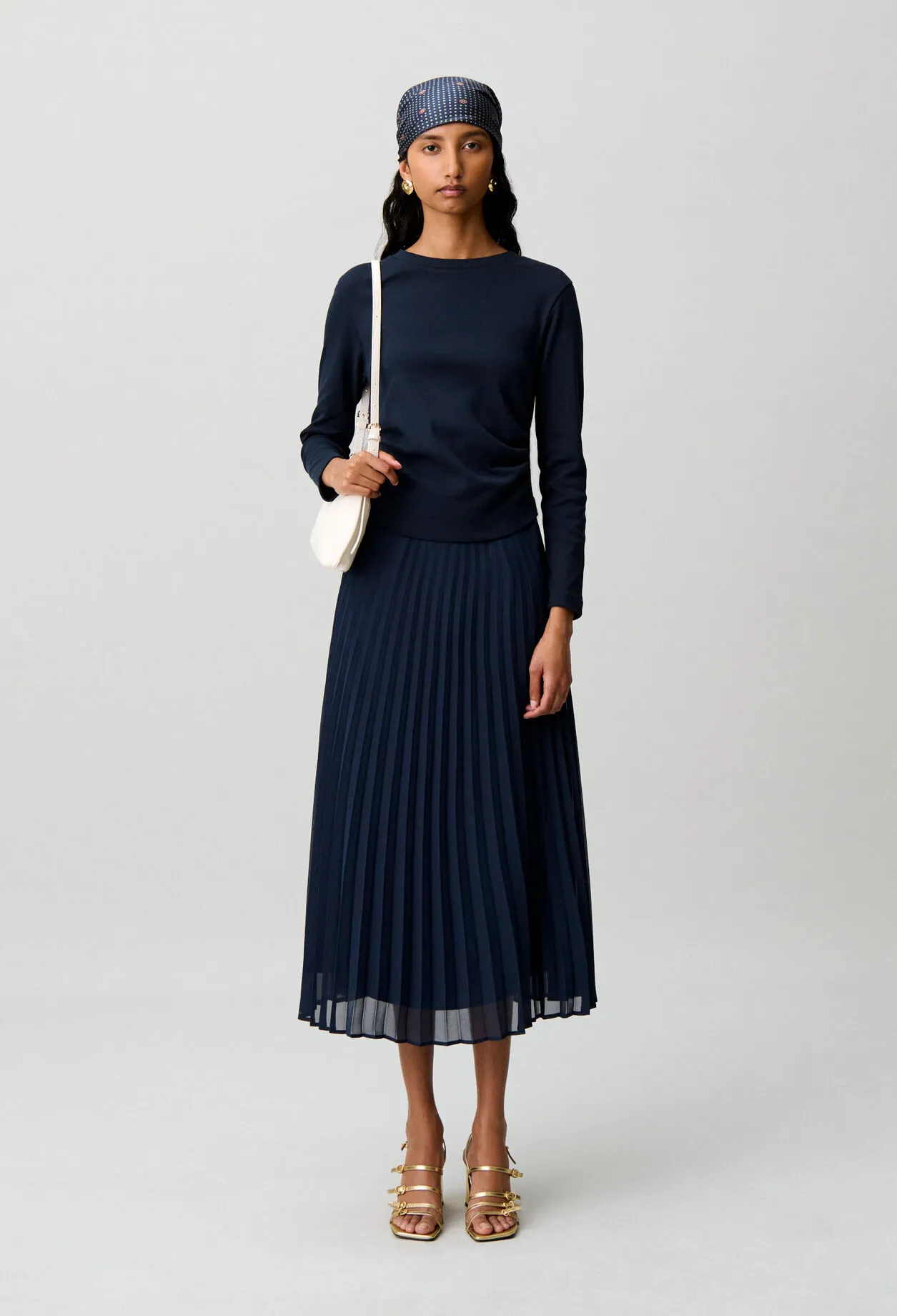 Robe t-shirt bi-matières