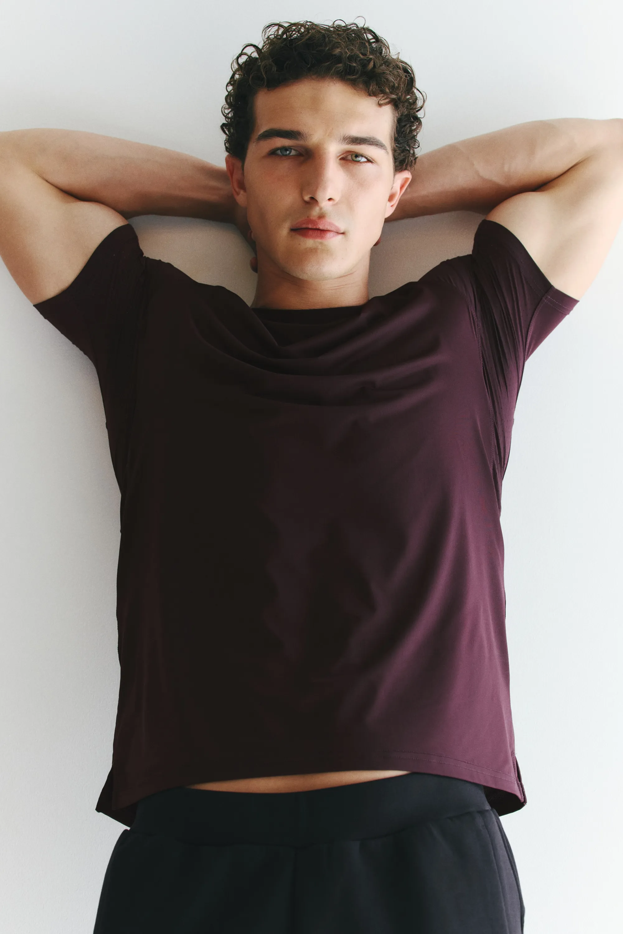 T-shirt de sport Muscle Fit CoolMove™ - Prune foncé