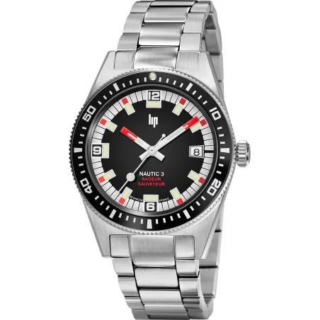Montre LIP Nautic 3 Nageur Sauveteur 670097