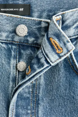 Jean à jambes droites - Bleu denim clair — photo 4