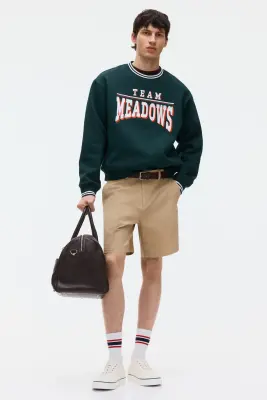 Short chino Regular Fit en coton - Beige — photo 1