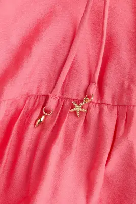 Robe à étages avec bretelles fines - Rose — photo 4