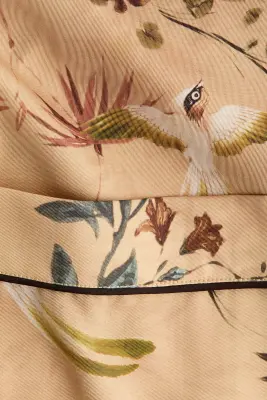 Blouse imprimée - Jaune ancien/motif — photo 3
