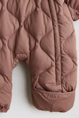 Combinaison d'hiver en duvet - Marron — photo 2