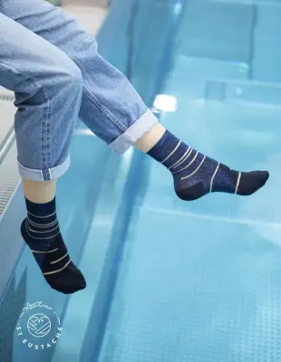 Chaussettes Tate Modern (plusieurs couleurs) – Atelier St-Eustache - Bleu — photo 2