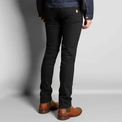 Jeans demi slim noir Paul confort — photo 2