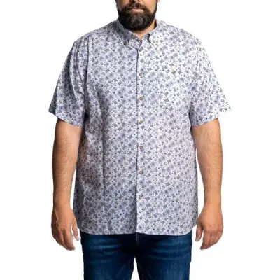 MAXFORT CHEMISE Imprimé Bleu — photo 1