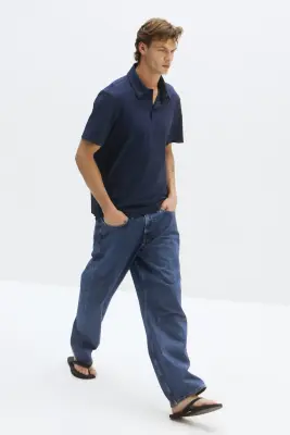 Polo Cooling Regular Fit - Bleu foncé — photo 2