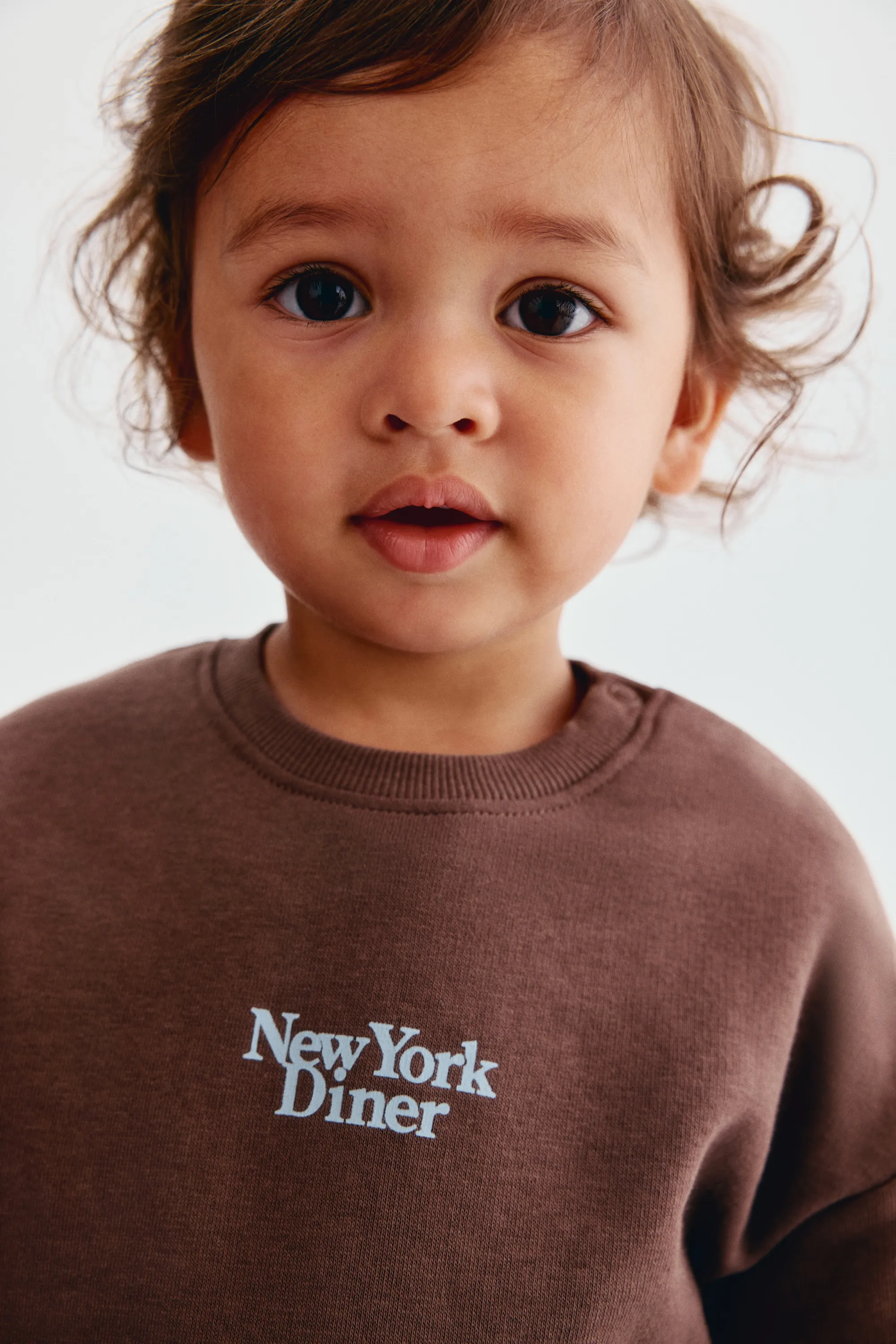 Ensemble 2 pièces sweat et pantalon jogger - Marron/New York Diner