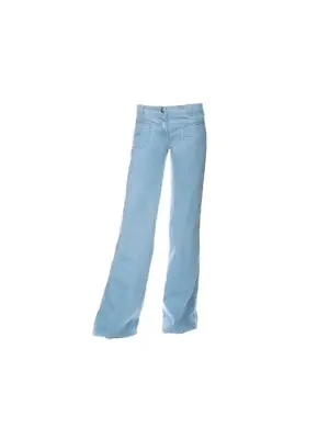 Jean seventies "flared" en coton bleu clair Px boutique 690€ Taille 36 — photo 1