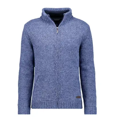 RAGMAN VESTE GRANDE LONGUEUR  FULL ZIP LAINE doublée POLAIRE Bleu — photo 2