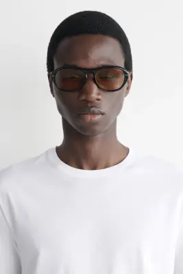 T-SHIRT À COL ROND EN COTON - BLANC — photo 3