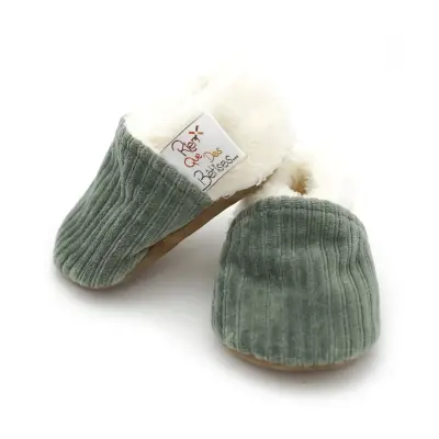 Chaussons bébé en velours (au choix) – Rien Que Des Bêtises — photo 4