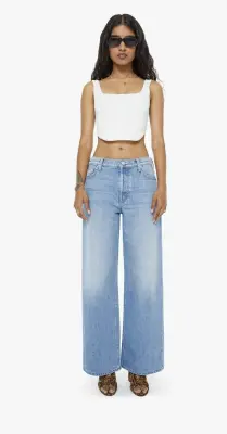 Nouveau ! MOTHER Jean The Lil Rerun Zip Sneak Last Bite — photo 1