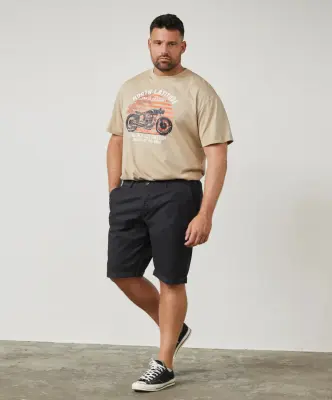 NORTH CHINO SHORT Noir — photo 5