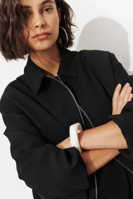 Veste courte boule Femme — photo 5