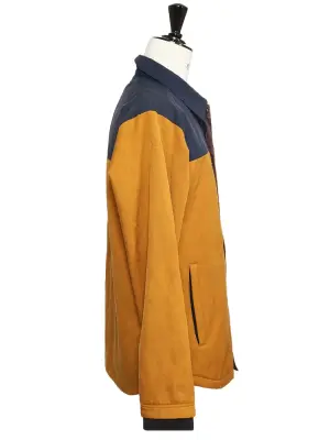 Veste blouson HUDSON imperméable marron camel et bleu marine Prix boutique $168 Taille M — photo 3