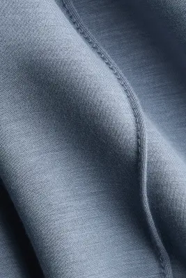 Pantalon en scuba avec plis - Bleu — photo 5